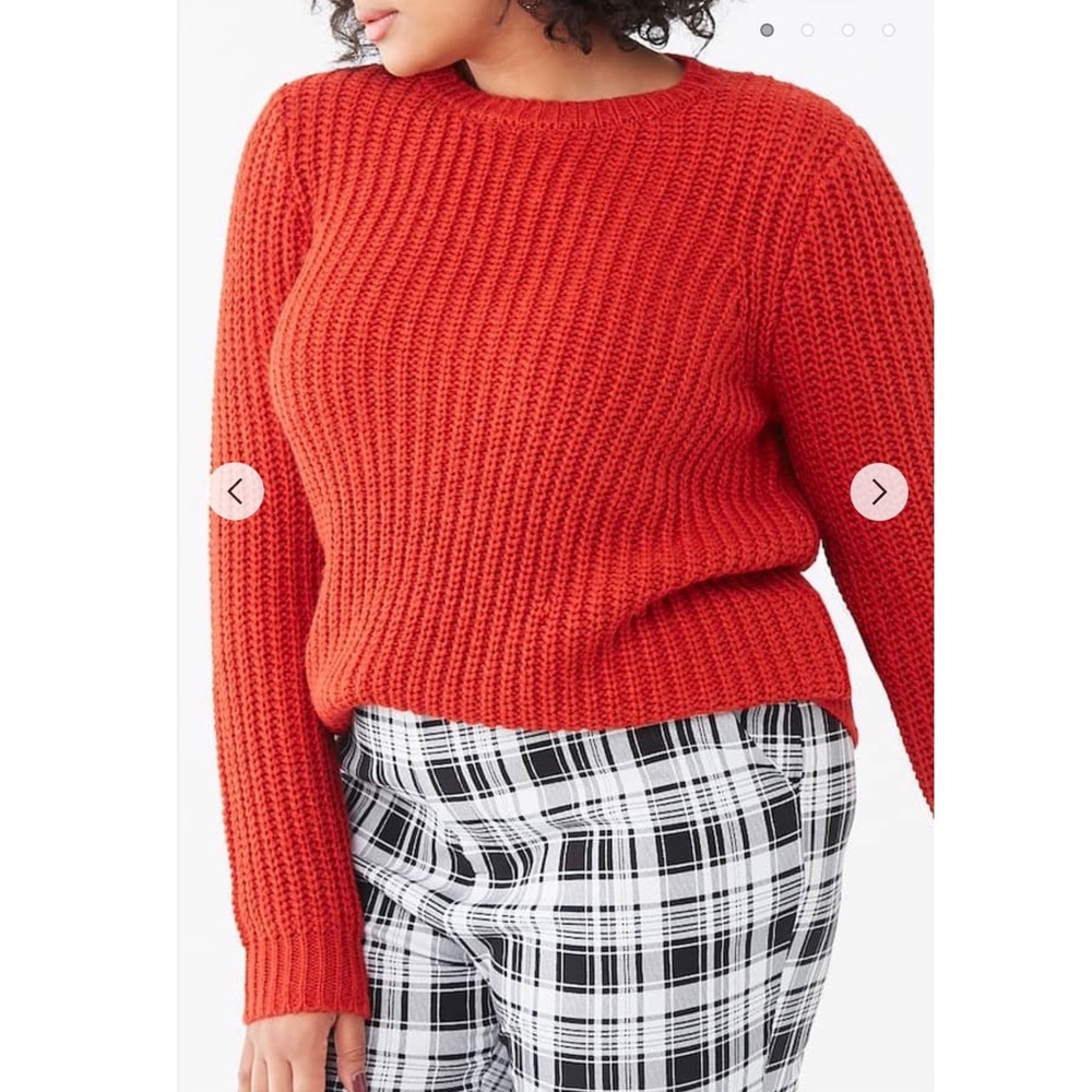 Plus Size Chunky Knit Sweater